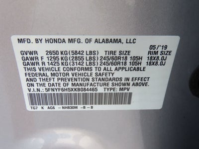 2019 Honda Pilot EX-L