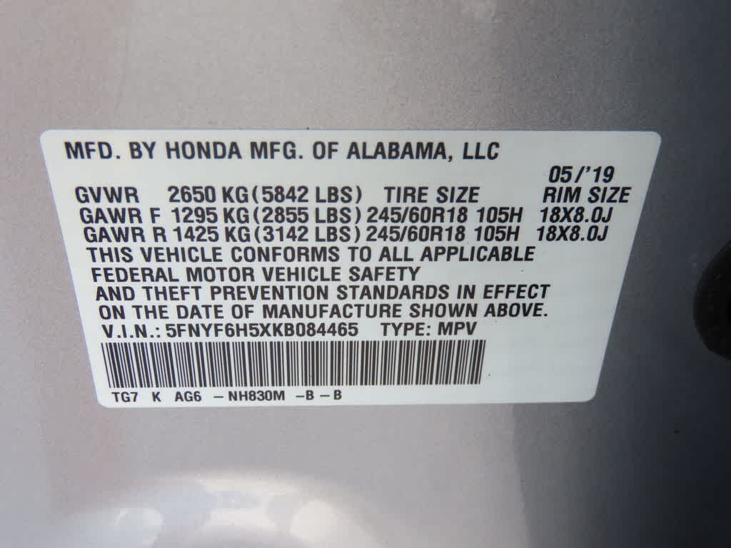 2019 Honda Pilot EX-L