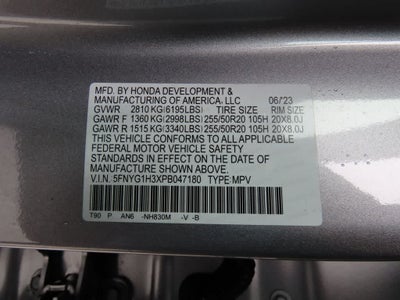 2023 Honda Pilot Sport