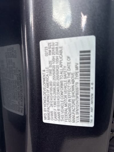 2023 Honda Pilot Touring