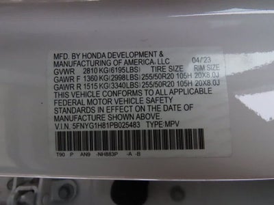 2023 Honda Pilot Elite