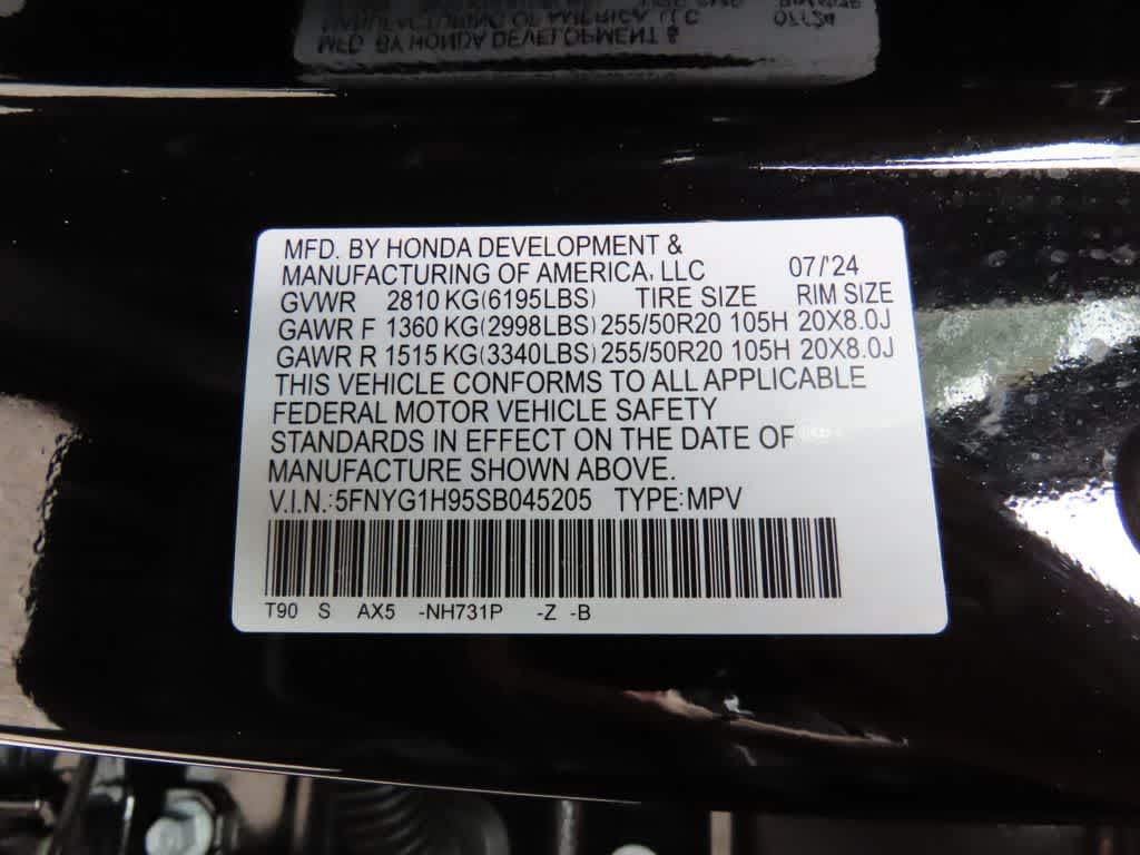 2025 Honda Pilot Black Edition