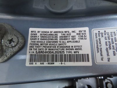 2010 Honda CR-V LX