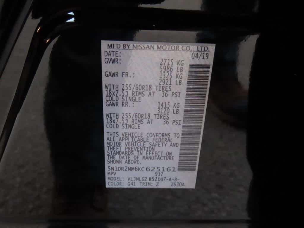 2019 Nissan Pathfinder SL