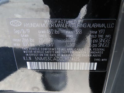 2020 Hyundai Santa Fe SEL