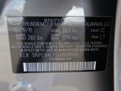 2020 Hyundai Elantra Value Edition