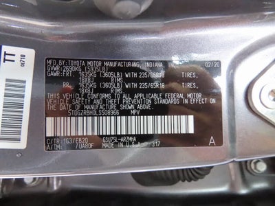 2020 Toyota Highlander XLE