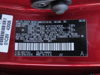 2010 Toyota Sienna LE