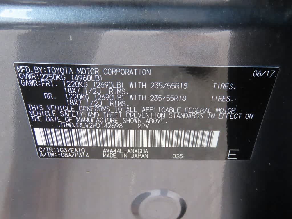 2017 Toyota RAV4 Hybrid Limited