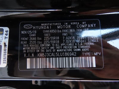 2020 Hyundai Tucson Limited