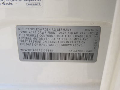 2010 Volkswagen Passat Komfort