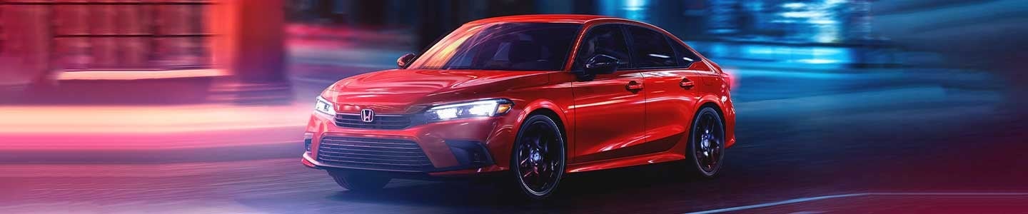 image of a red Honda