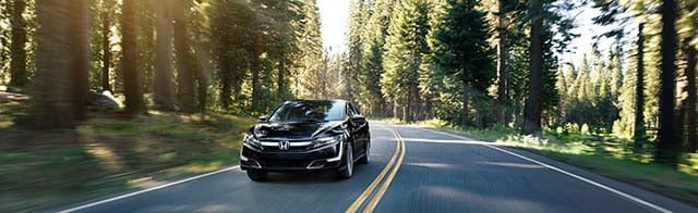 image of a Honda driving