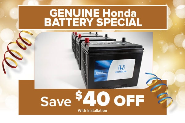 Genuine Honda Battery Special