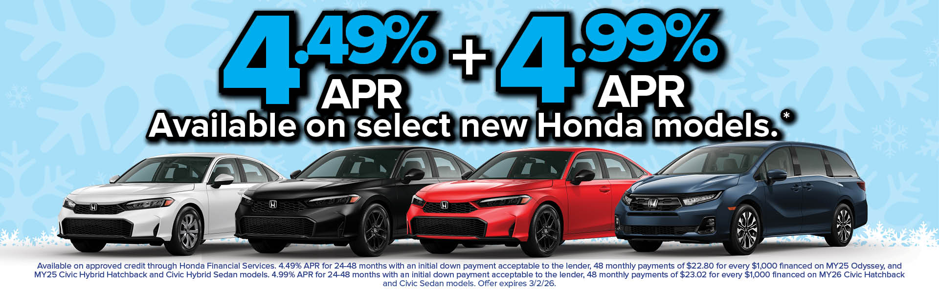 4.49% APR Financing