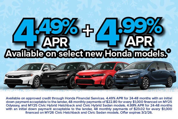 4.49% APR Financing