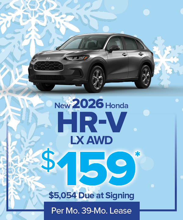New 2026 HR-V LX AWD