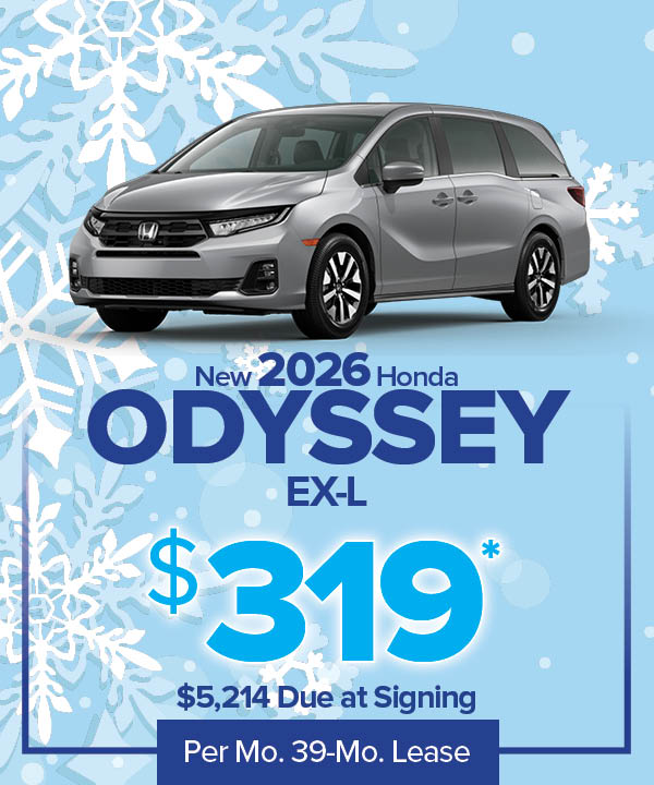 New 2026 Odyssey EX-L
