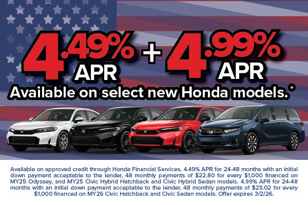 4.49% APR Financing