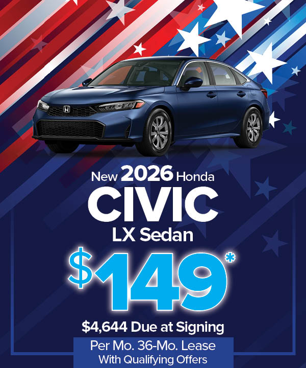 New 2026 Civic LX Sedan