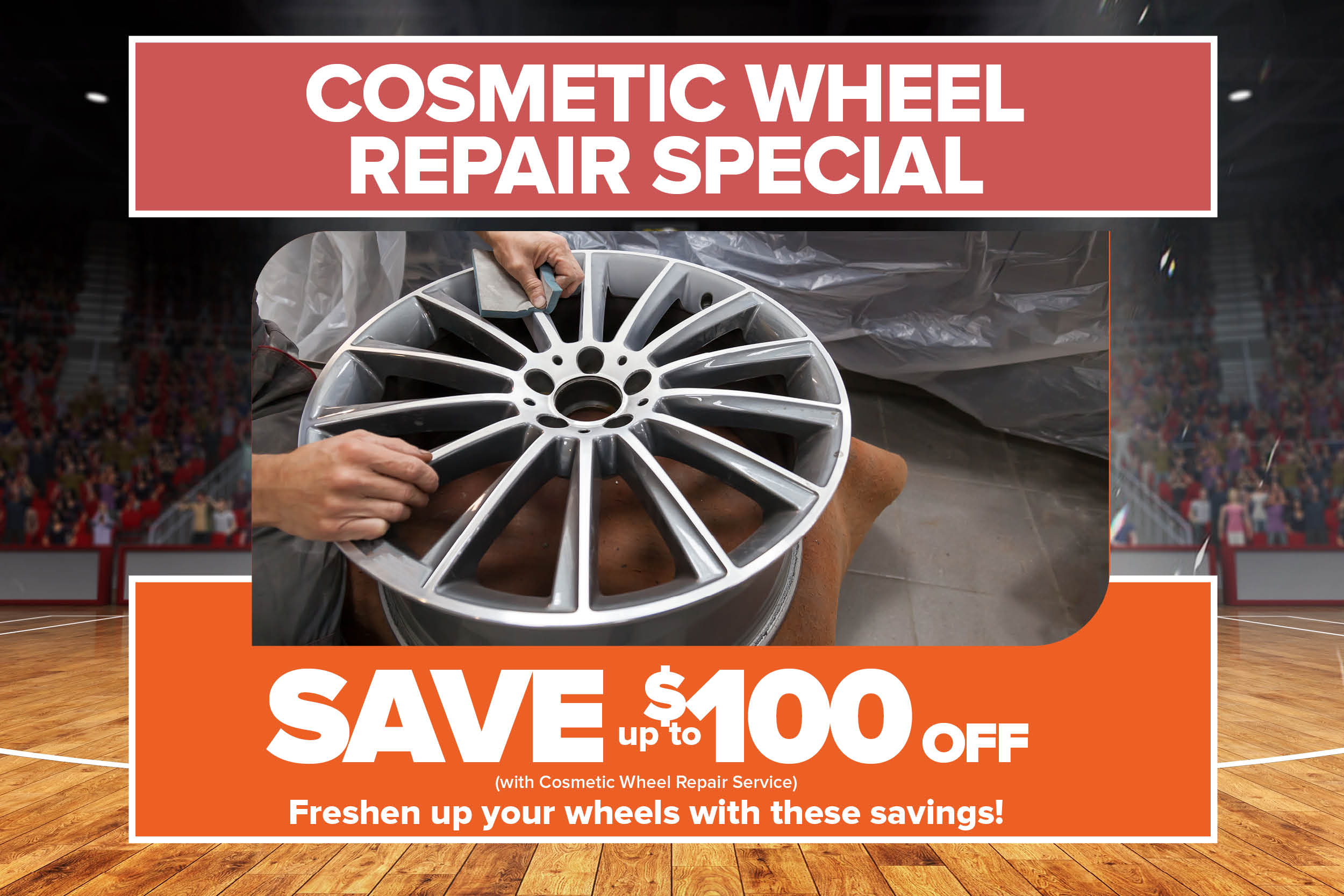 Cosmetic Wheel Repair Special