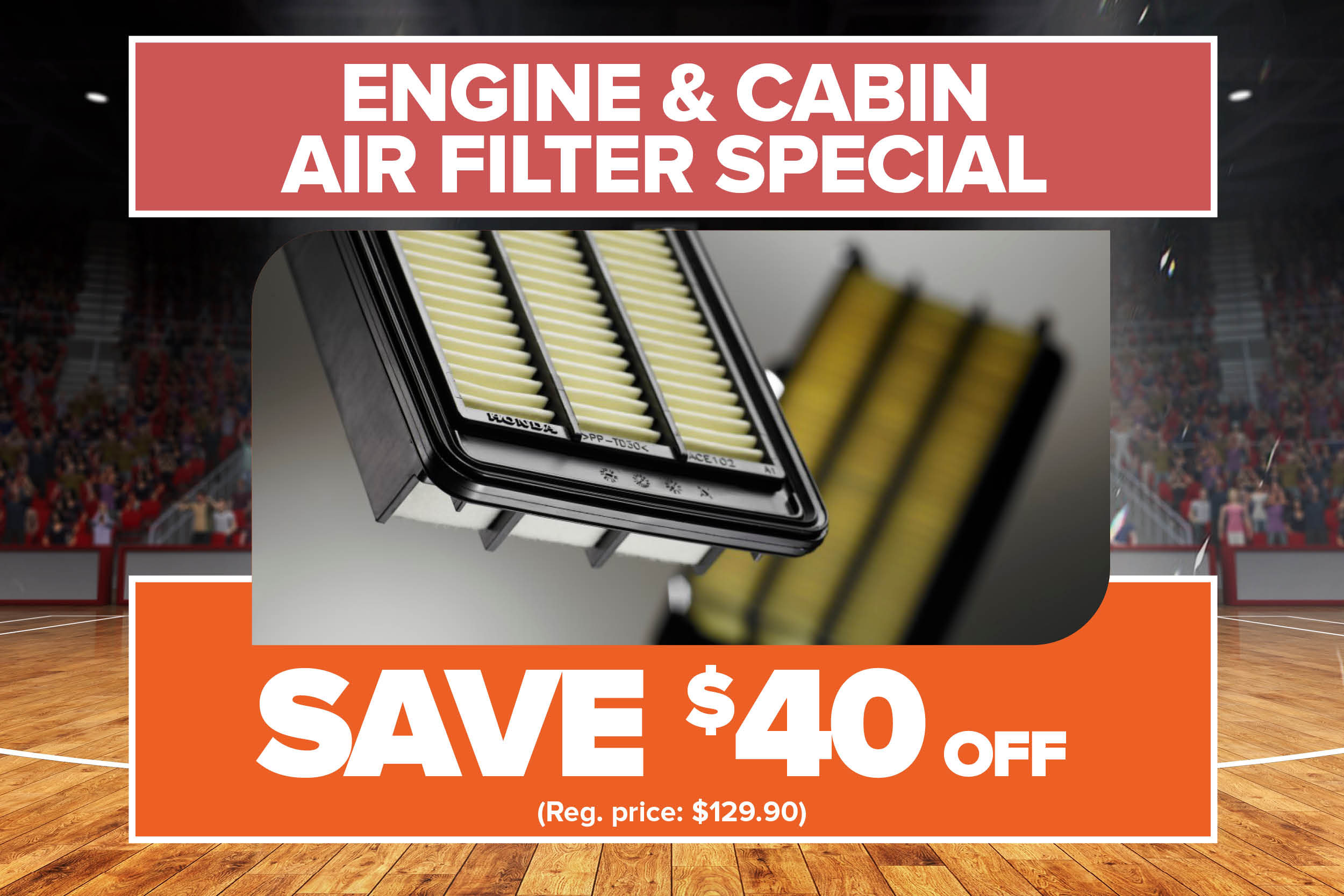 Engine & Cabin Air Filter Special