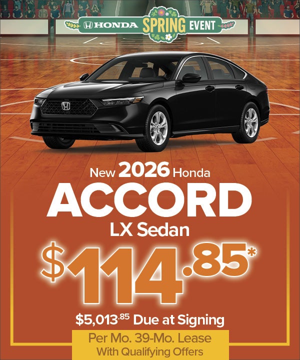 New 2026 Accord LX Sedan