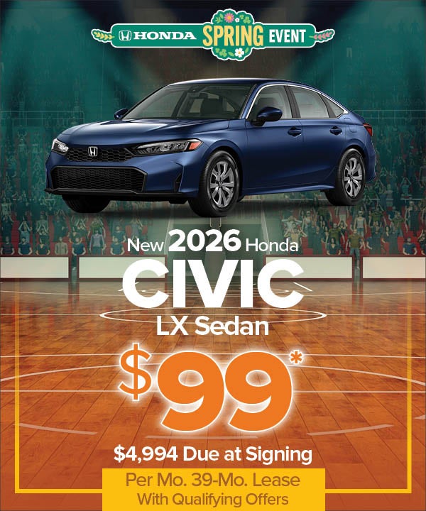 New 2026 Civic LX Sedan