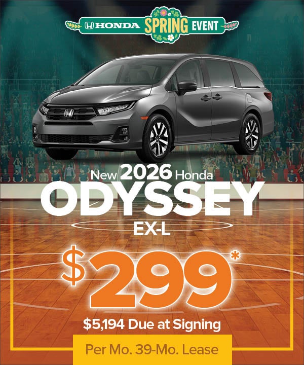 New 2026 Odyssey EX-L