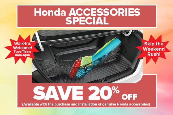 Honda Accessories Special
