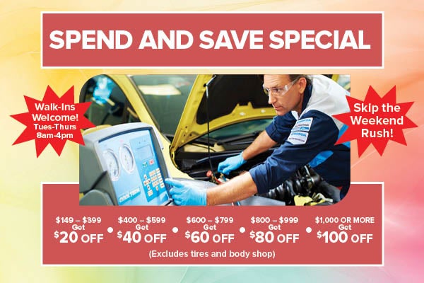Spend & Save Special