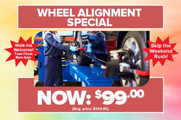 Wheel Alignment Special