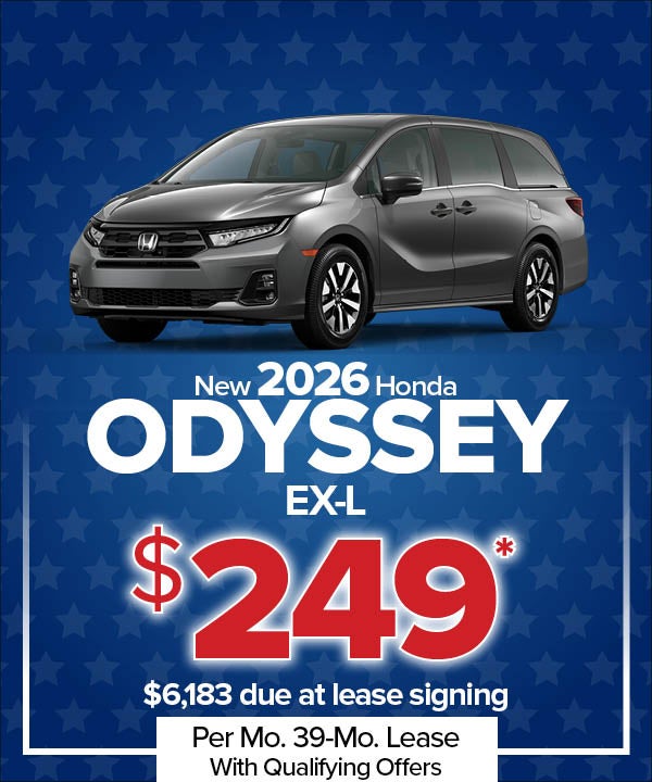 New 2026 Odyssey EX-L