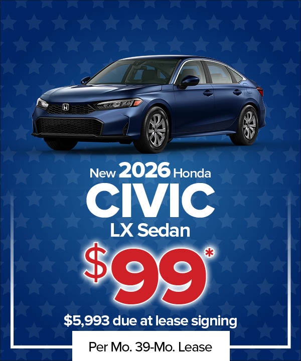 New 2026 Civic LX Sedan