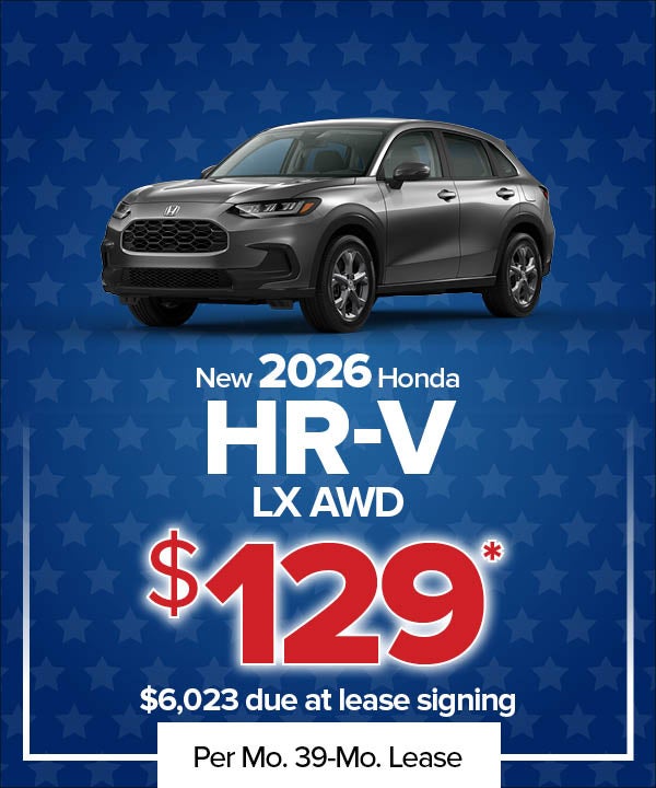 New 2026 HR-V LX AWD