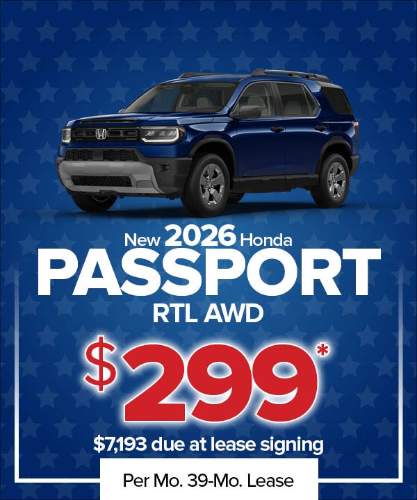New 2026 Passport RTL AWD