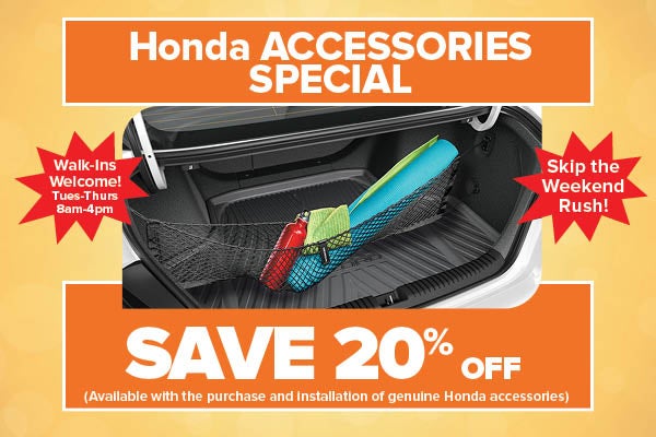 Honda Accessories Special