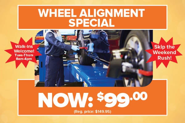 Wheel Alignment Special