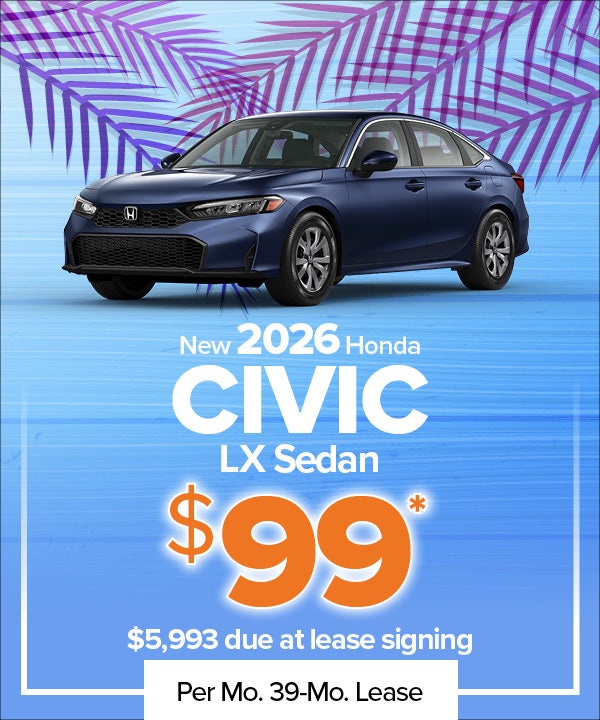 New 2026 Civic LX Sedan