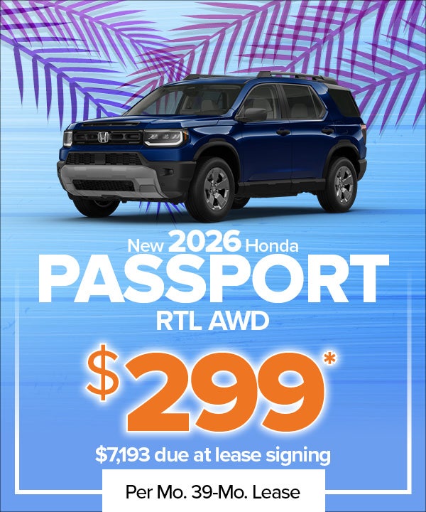 New 2026 Passport RTL AWD