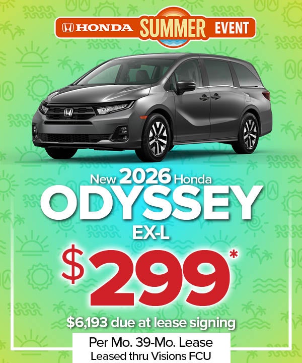 New 2026 Odyssey EX-L