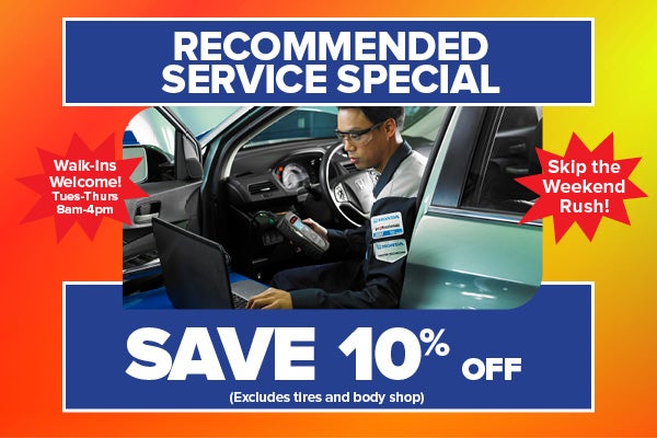 Recommended Service Special