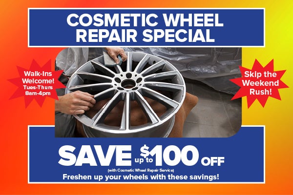 Cosmetic Wheel Repair Special