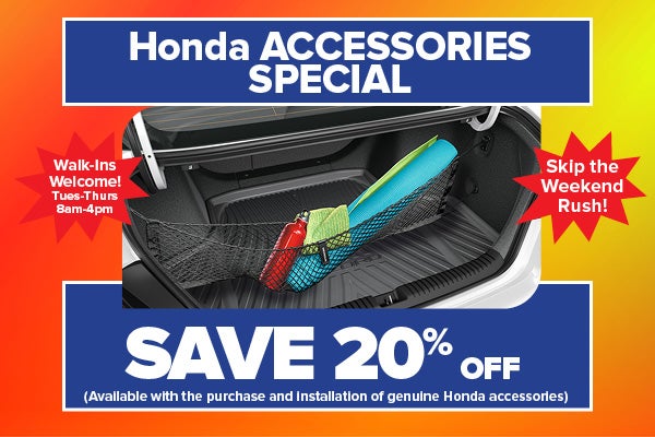 Honda Accessories Special