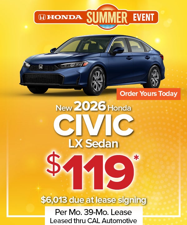 New 2026 Civic LX Sedan