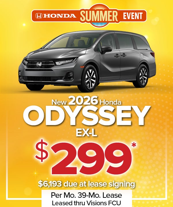 New 2026 Odyssey EX-L