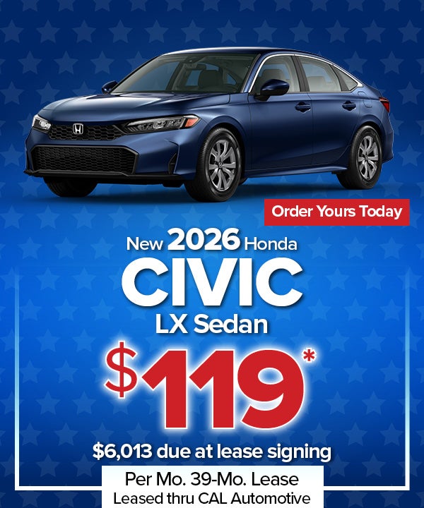 New 2026 Civic LX Sedan