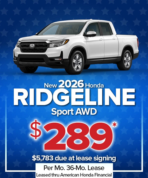 New 2026 Ridgeline Sport AWD