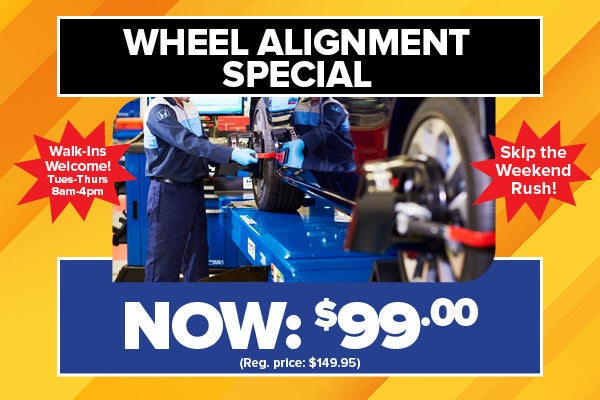Wheel Alignment Special