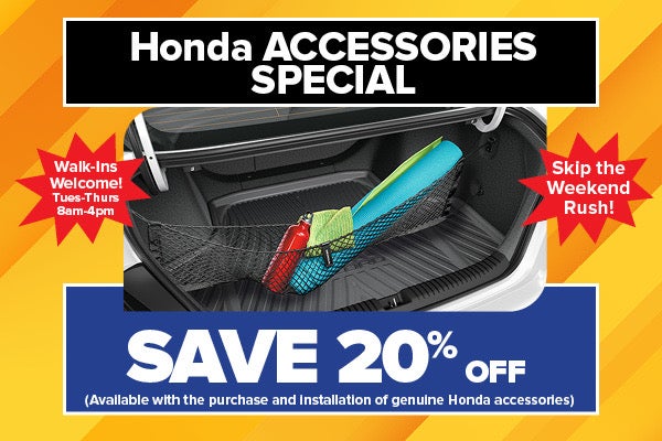 Honda Accessories Special